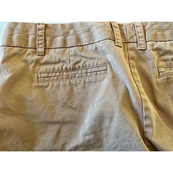 J.Crew Women’s Chino Shorts Size 12 Khaki Tan Cotton Casual Summer Classic - Picture 8 of 9